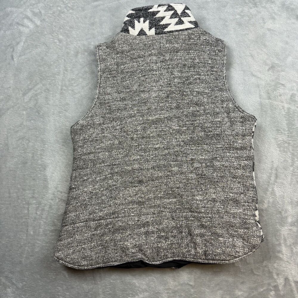 Altar'd State Womens Medium Black White Aztec Southwestern Quilted Vest - Picture 3 of 7
